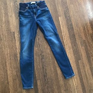 7 For All Mankind Ankle Skinny Maternity Jeans